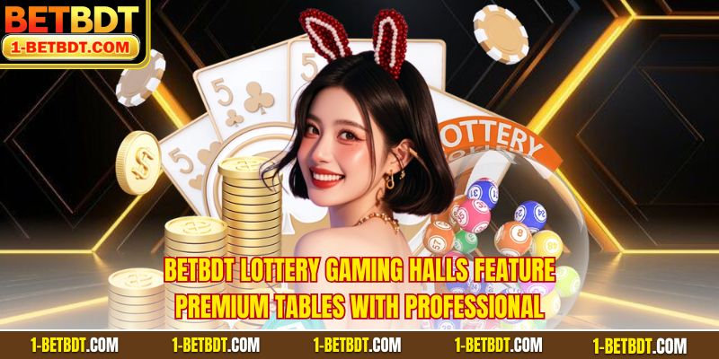 BETBDT Lottery gaming halls feature premium tables with professional  