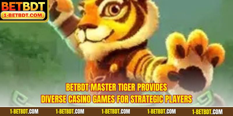 BETBDT Master Tiger provides diverse casino games for strategic players