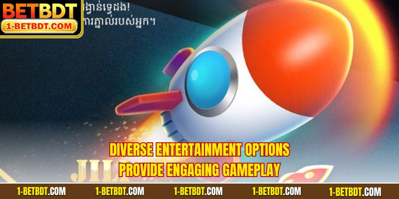 Diverse entertainment options provide engaging gameplay