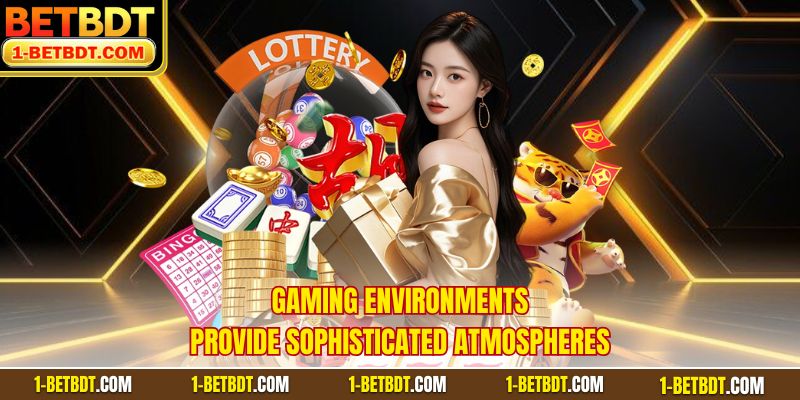 Gaming environments provide sophisticated atmospheres
