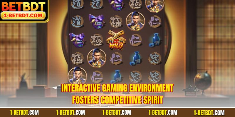 Interactive gaming environment fosters competitive spirit
