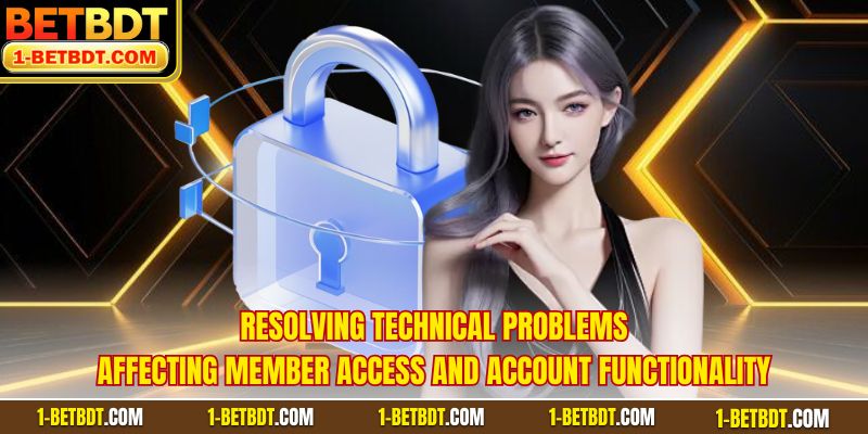 Resolving technical problems affecting member access and account functionality