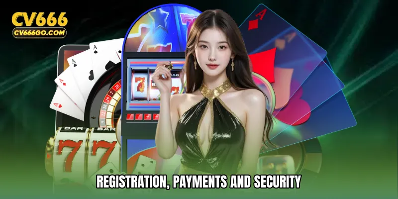 Registration, Payments and Security