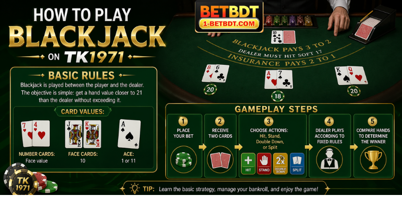 How to Play Blackjack on TK1971