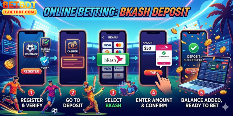 How to Make an Online betting bKash deposit