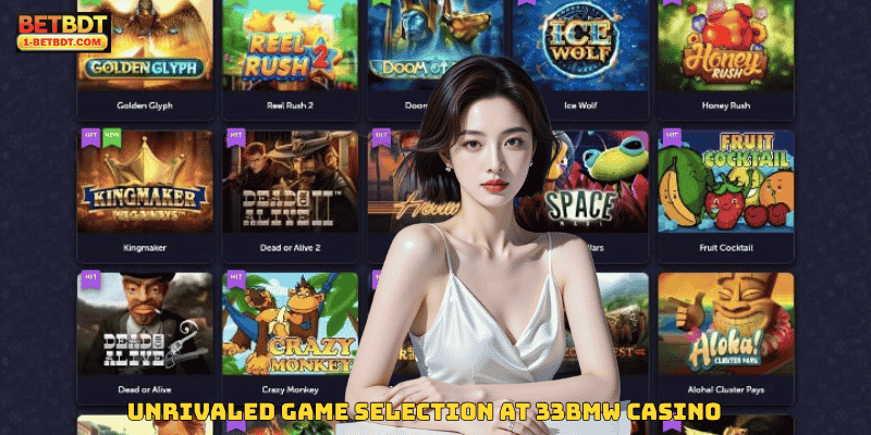 Unrivaled Game Selection at 33BMW casino