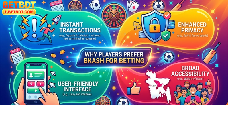 Why Players Prefer bKash for Betting