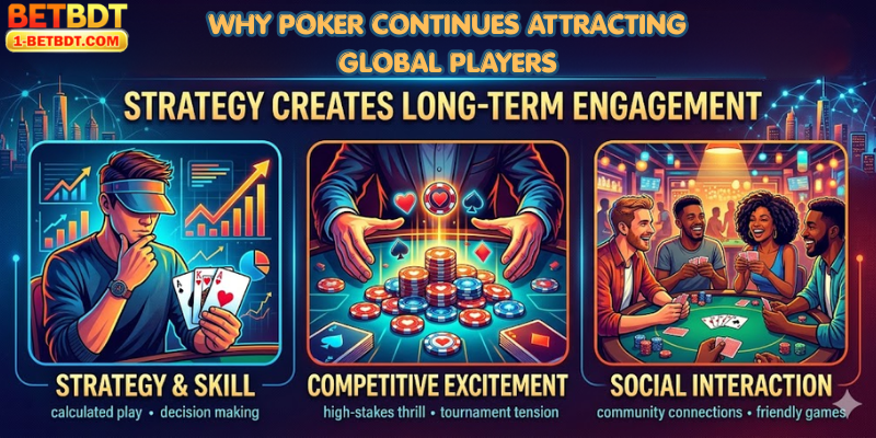 Why Poker Continues Attracting Global Players